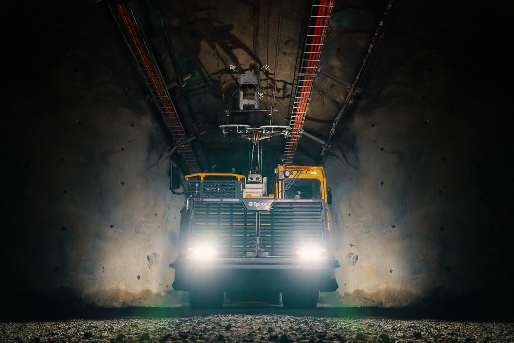 underground trolley