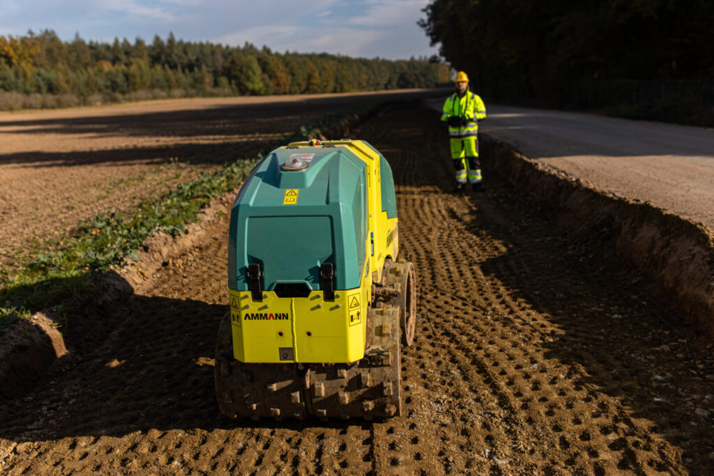 trench roller
