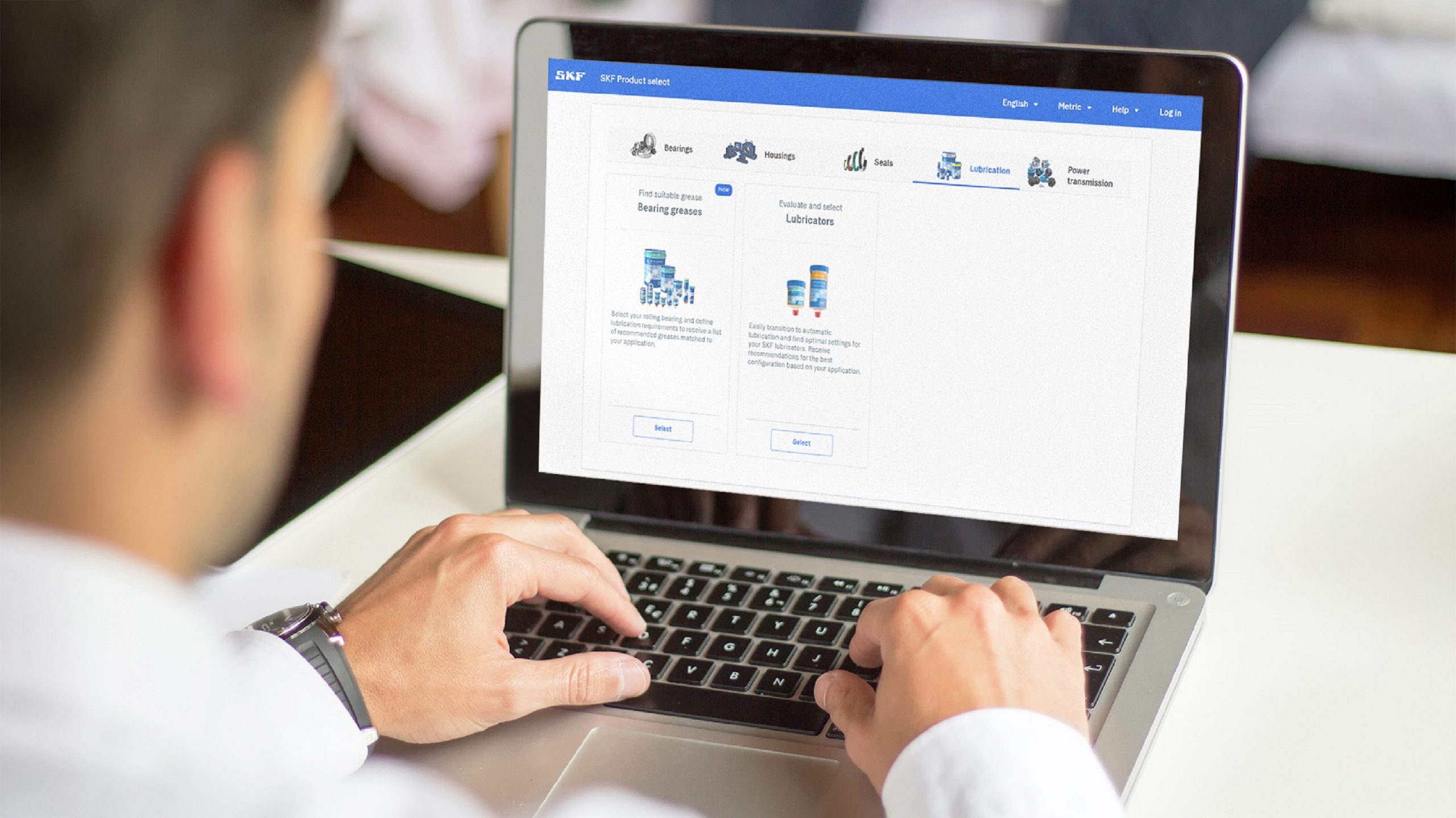 SKF’s new Bearing Grease Selection Tool – Product Select – for fast, accurate lubrication decisions