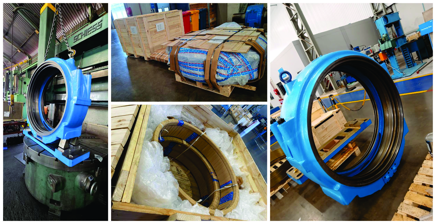 SKF delivers complete trunnion mill housing assembly solution including Labyrinth seal and Large Spherical Roller Bearing