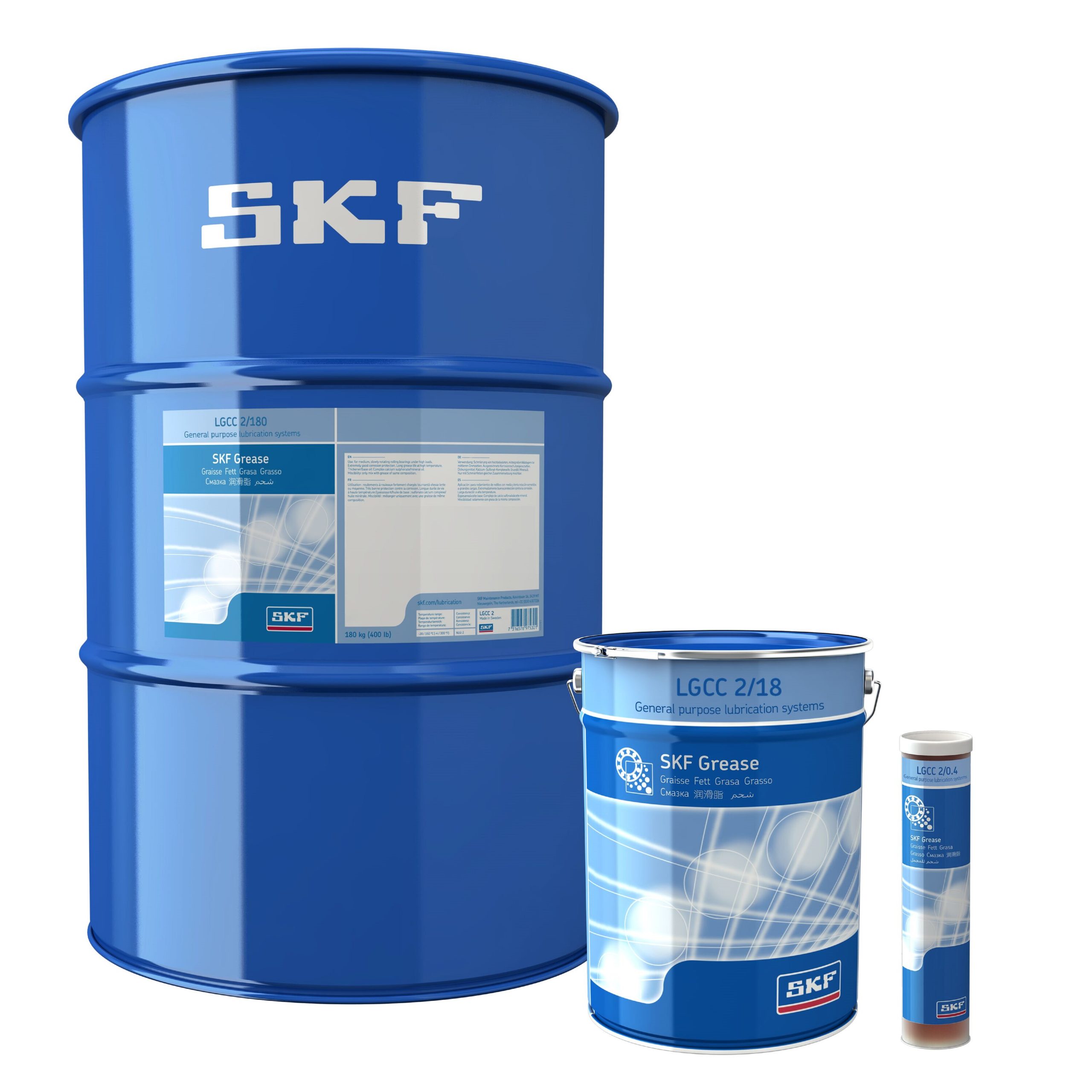High‑performance SKF LGCC 2 grease - the trusted choice for a wide range of lubrication systems