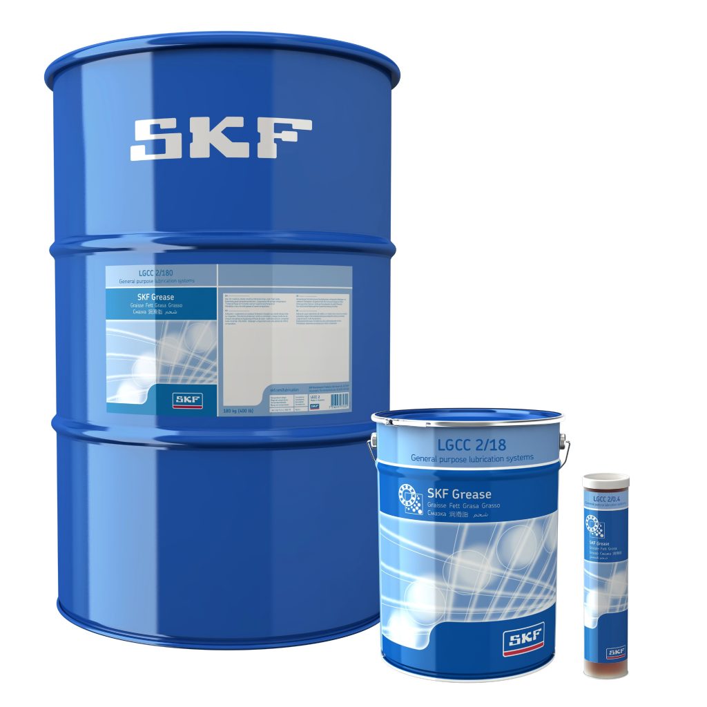 High‑performance SKF LGCC 2 grease – the trusted choice for a wide range of lubrication systems
