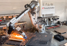 Automated weld seam preparation with AI grinding robot