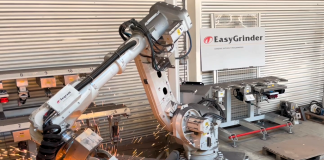 Automated weld seam preparation with AI grinding robot